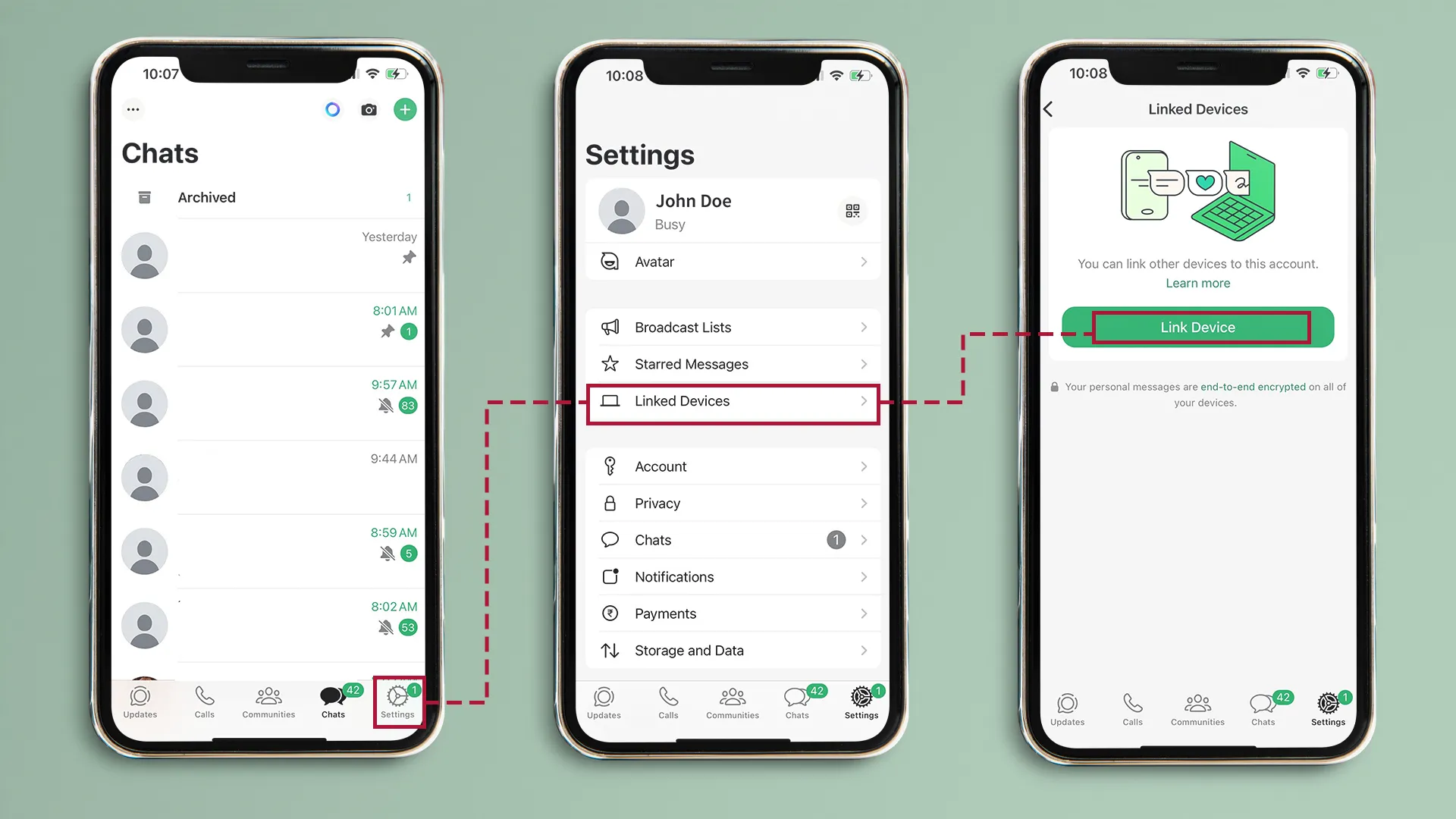 Cách liên kết WhatsApp Web dành riêng cho người dùng iPhone